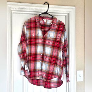 Flannel button down